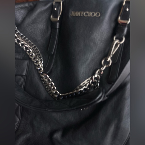 Jimmy Choo Black Leather shoulder Bag.
100% AUTHENTIC - Picture 4 of 10